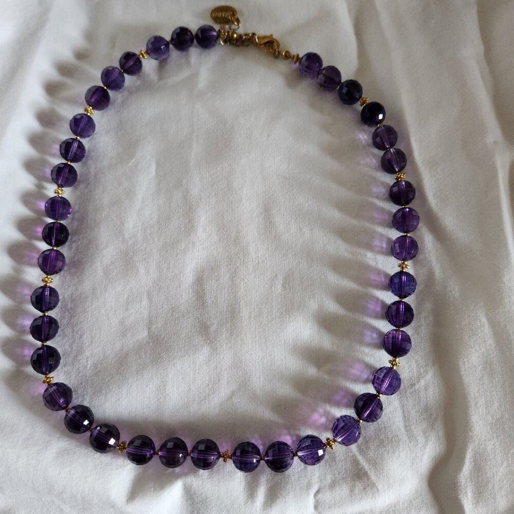 Dark Purple Necklace